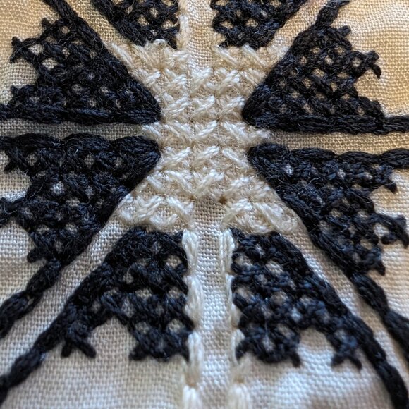 SOLITAIRE NWT Hand Made blouse top Sz S EMBROIDERY lace RUFFLE cuffs BOHO CHIC - Picture 4 of 14